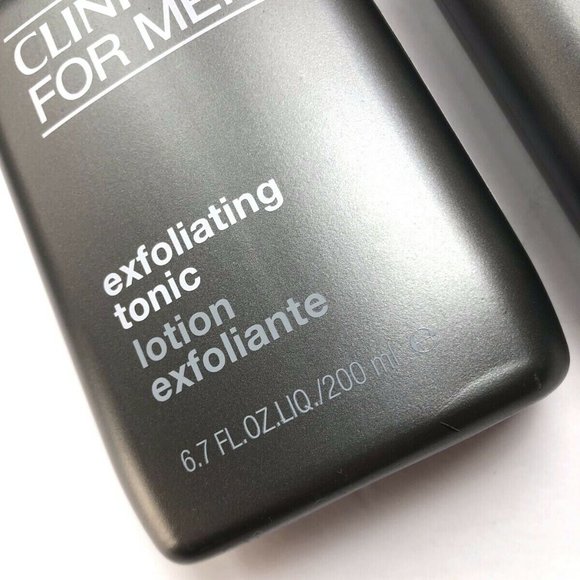 2x Clinique For Men Exfoliating Tonic 6.7oz / 200ml Each Normal to Dry Skin NEW - Picture 3 of 3